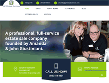 Tablet Screenshot of gc5estateservices.com